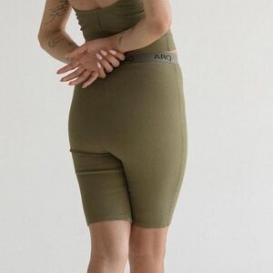 NWOT ARQ Nico Shorts, Olive, Size S